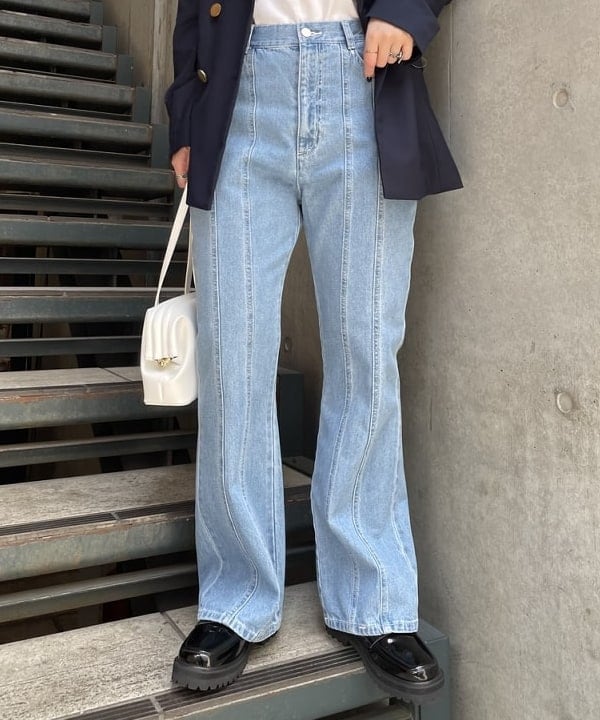 松本 佳菜子さんの「BEAMS WOMEN｜マリンチェーン マンテル ハート ネックレス」を使ったコーディネート