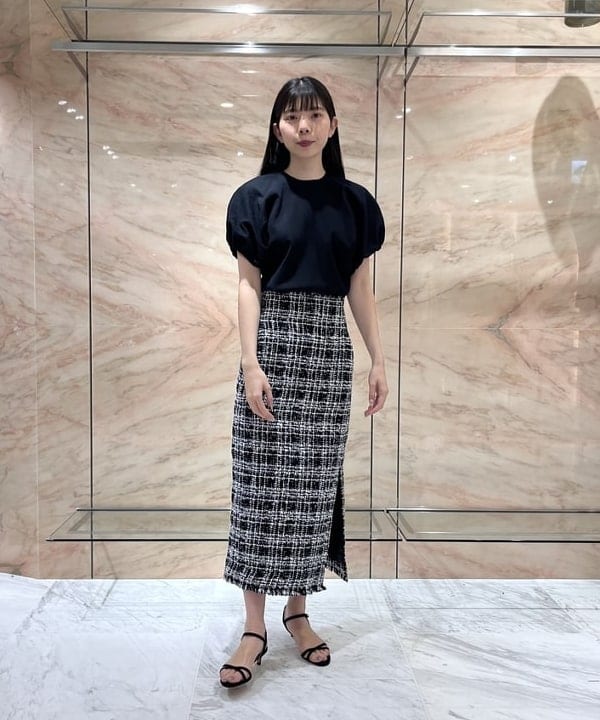 スカート 23ss AURALEE SPUN SUMMER TWEED SKIRT スカート 23ss AURALEE SPUN SUMMER TWEED SKIRT AURALEE