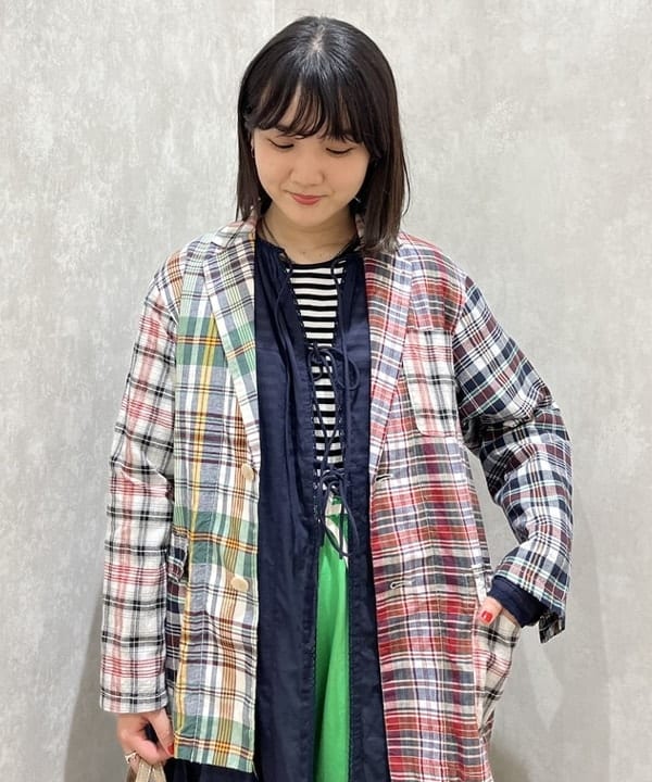るーたまさんの「BEAMS WOMEN｜BEAMS BOY / BBロゴ ショップバック」を使ったコーディネート