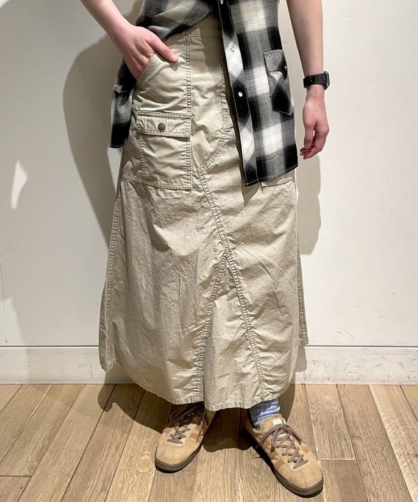 みかみさんの「BEAMS WOMEN｜BEAMS BOY / オンブレチェック ウエスタンシャツ ベスト」を使ったコーディネート
