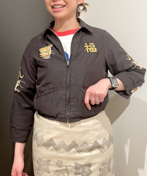 みかみさんの「BEAMS WOMEN｜BEAMS BOY / フラワー エンブプリント スカート」を使ったコーディネート