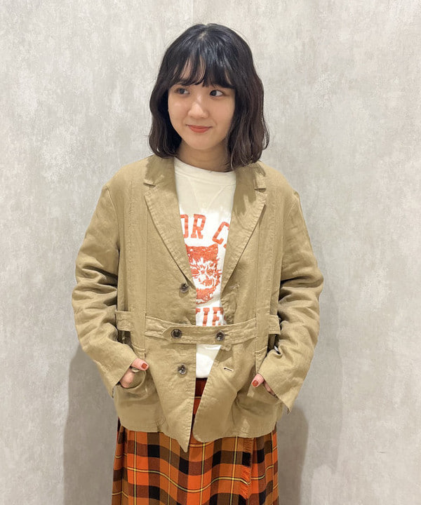 るーたまさんの「BEAMS WOMEN｜orSlow / 別注 No.8 DENIM」を使ったコーディネート
