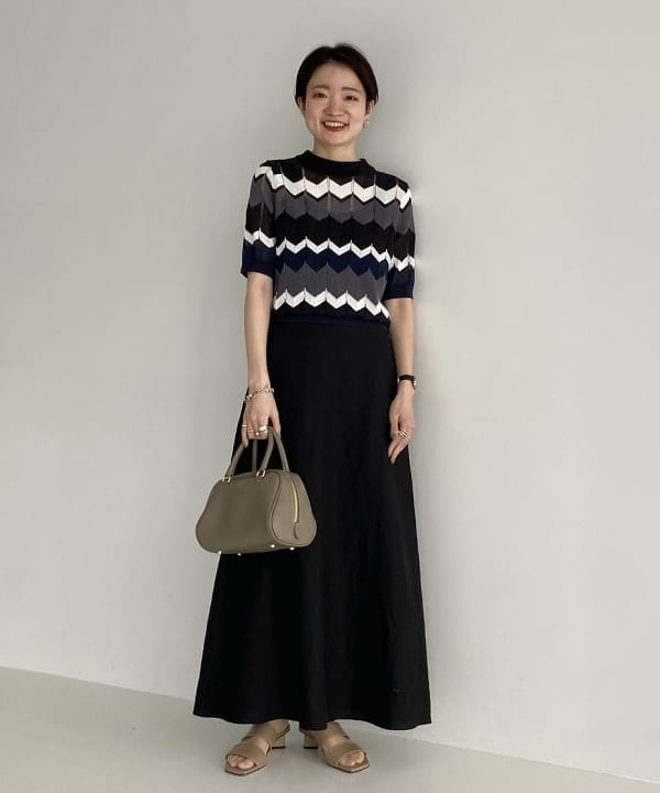 SANOさんの「BEAMS WOMEN｜CHRISTIAN VILLA / レザー ミニボストンバッグ」を使ったコーディネート