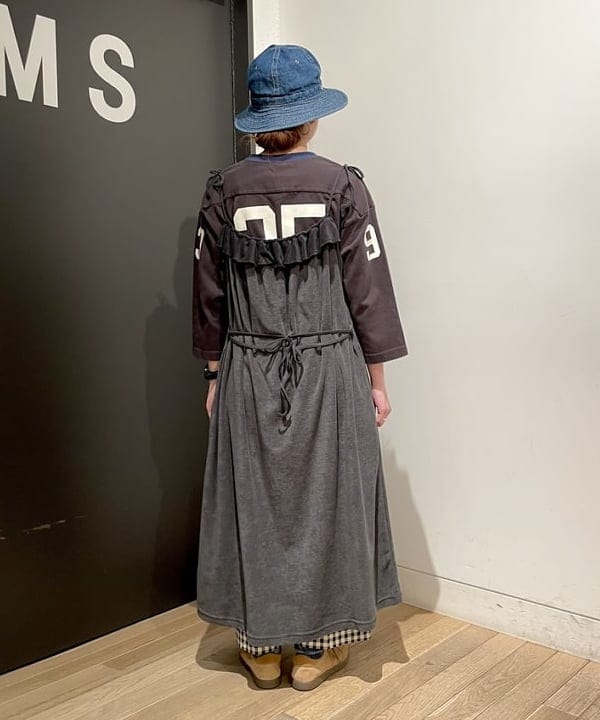 みかみさんの「BEAMS WOMEN｜BEAMS BOY / パイル キャミ ワンピース」を使ったコーディネート