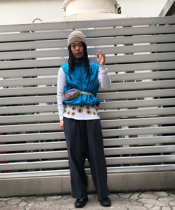 森 凌真さんの「BEAMS WOMEN｜BEAMS / ワイド ベスト」を使ったコーディネート