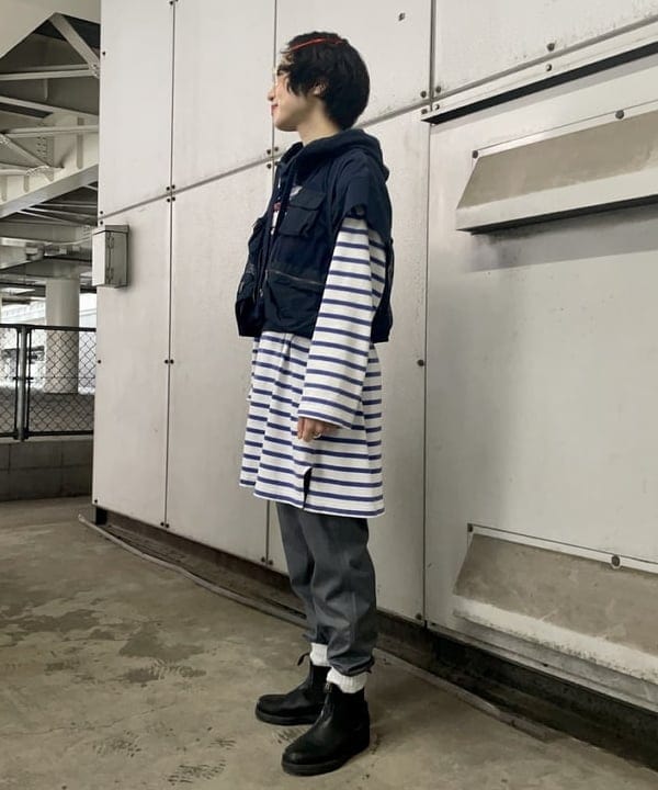 みりさんの「BEAMS WOMEN｜BEAMS BOY / ラメ リブ クルー ソックス NEW」を使ったコーディネート