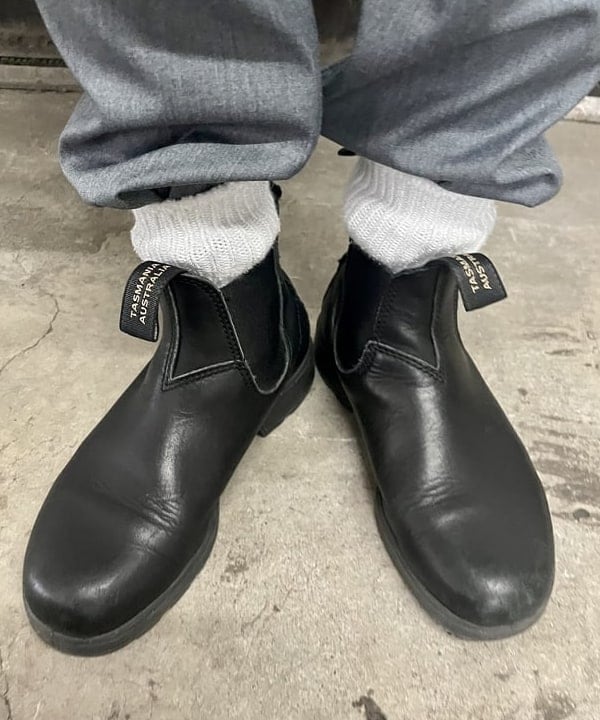 みりさんの「BEAMS WOMEN｜BEAMS BOY / ラメ リブ クルー ソックス NEW」を使ったコーディネート