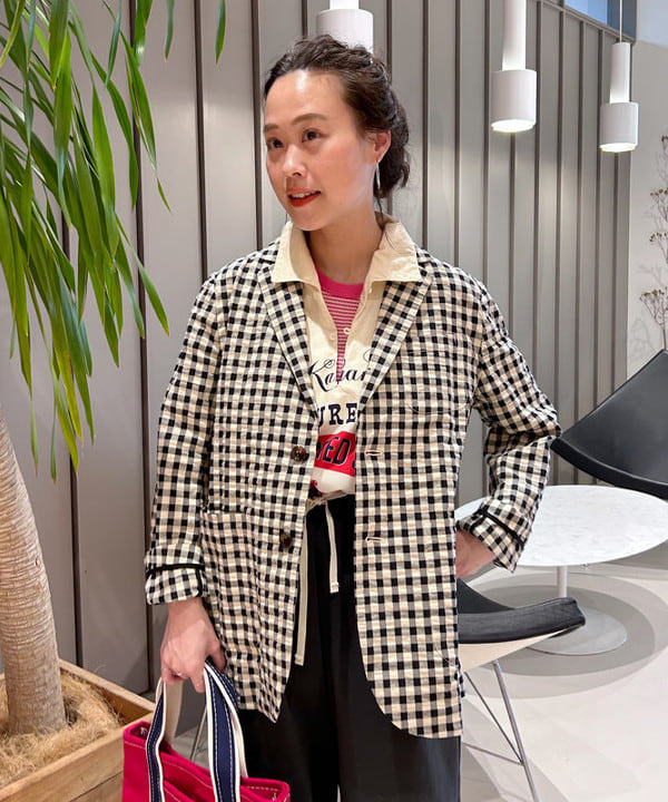 清水 彩乃さんの「BEAMS WOMEN｜L.L.Bean / Deep Bottom Deluxe Boat and Tote S」を使ったコーディネート