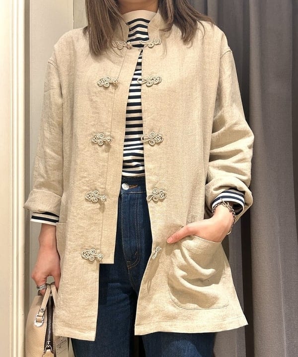 千田 静香さんの「BEAMS WOMEN｜GIANNI CHIARINI / ALIFA レザーショルダーバッグ S」を使ったコーディネート