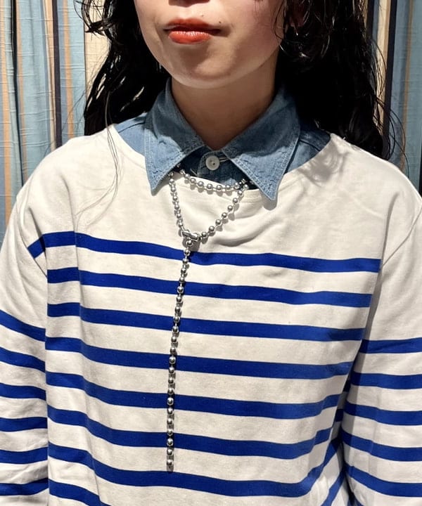 ミナミマリコさんの「BEAMS WOMEN｜【別注】BUZZ RICKSON'S / シャンブレー ロングスリーブ シャツ」を使ったコーディネート