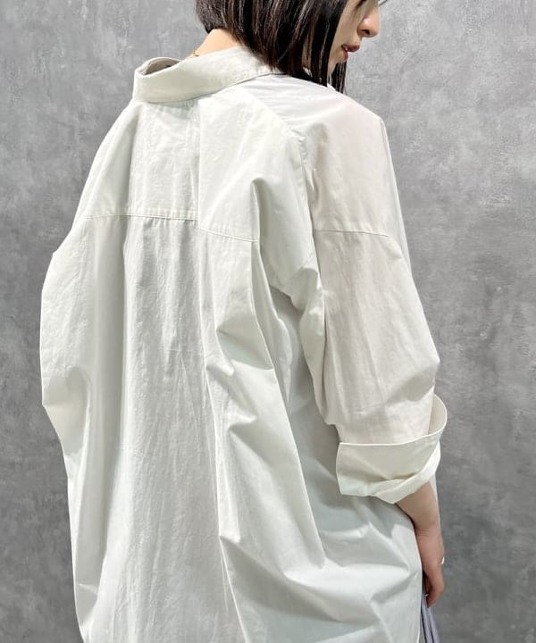 山田 千遥さんの「BEAMS WOMEN｜Demi-Luxe BEAMS / リップル ティアードワンピース」を使ったコーディネート