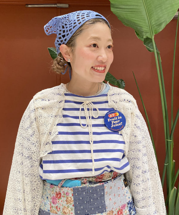 優意さんの「BEAMS WOMEN｜BEAMS BOY / パターン メッシュ ノースリーブ」を使ったコーディネート