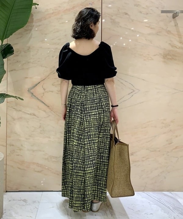 松元 晴佳さんの「BEAMS WOMEN｜Demi-Luxe BEAMS / バレエシューズ」を使ったコーディネート