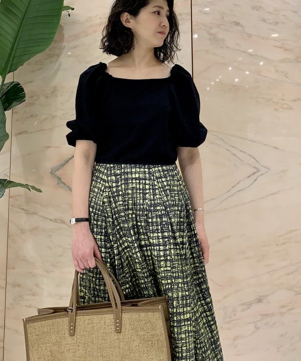 松元 晴佳さんの「BEAMS WOMEN｜Demi-Luxe BEAMS / バレエシューズ」を使ったコーディネート