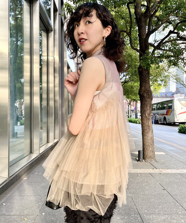 売り出し新作 【chika kisada】Tulle Tops 23SS safetec.com.br