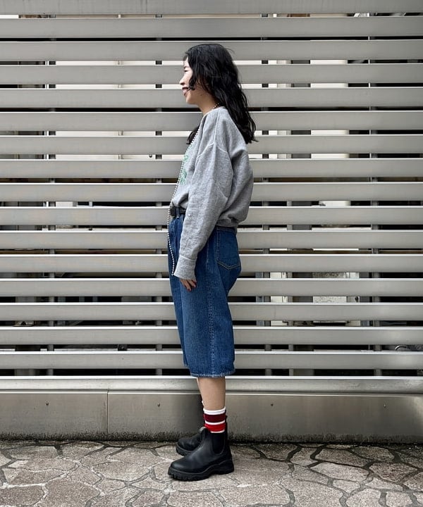 ミナミマリコさんの「BEAMS WOMEN｜FRUIT OF THE LOOM × BEAMS BOY / 2PACK TEE」を使ったコーディネート