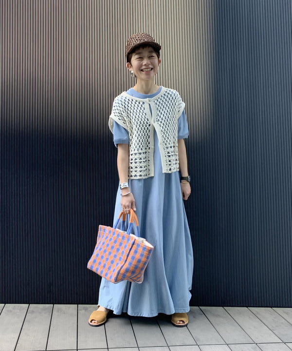 矢野(青木)優香さんの「BEAMS WOMEN｜」を使ったコーディネート