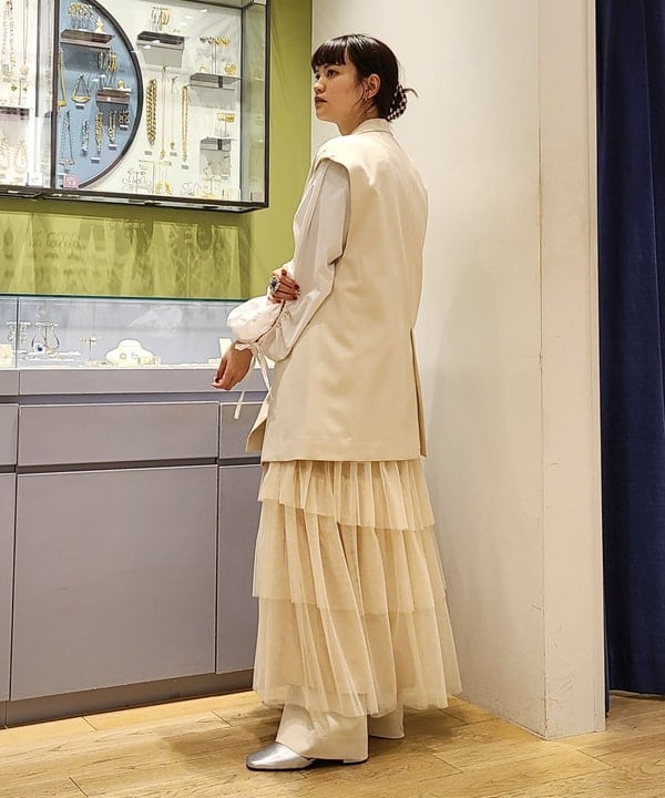 saori KATOさんの「BEAMS WOMEN｜Ray BEAMS / アンクルストラップ パンプス」を使ったコーディネート