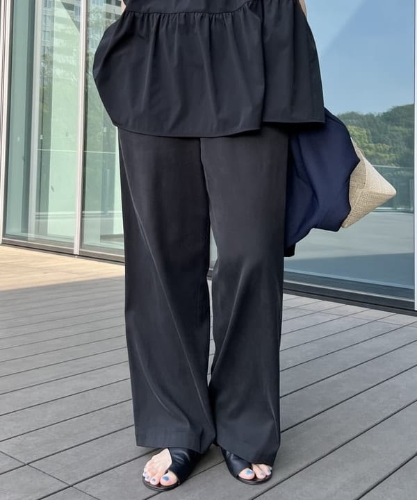 隈元 楓さんの「BEAMS WOMEN｜コンビ ティアード プルオーバー」を使ったコーディネート