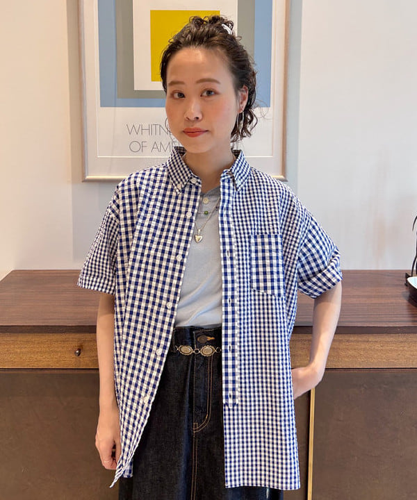 清水 彩乃さんの「BEAMS WOMEN｜デニム 5ポケット マキシスカート」を使ったコーディネート