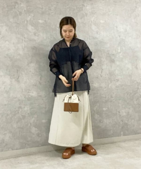 RIEKOさんの「BEAMS WOMEN｜ATP atelier / PACCI スムースレザー サンダル」を使ったコーディネート