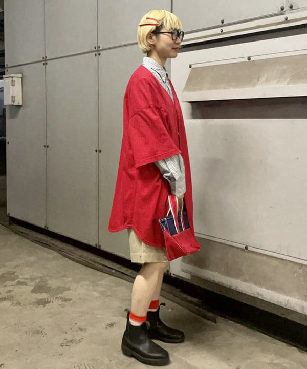 みりさんの「BEAMS WOMEN｜L.L.Bean × BEAMS PLUS ＆ BEAMS BOY / Deep Bottom Deluxe Boat and Tote Mini」を使ったコーディネート