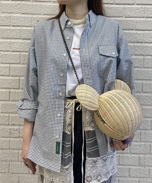 木村 海侑さんの「BEAMS WOMEN｜BEAMS BOY 25th別注 / Disney Rattan Bascket」を使ったコーディネート