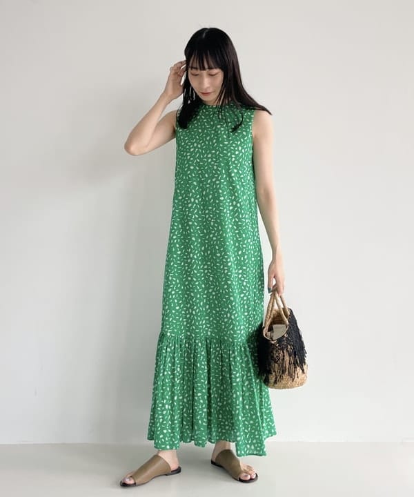 cammyさんの「BEAMS WOMEN｜MARCHER × Demi-Luxe BEAMS / 別注 タッセル編み かごバッグ」を使ったコーディネート