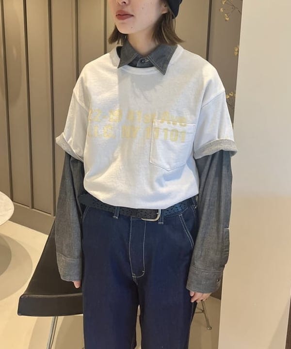 サワイさんの「BEAMS WOMEN｜12オンス デニム ペインター パンツ」を使ったコーディネート