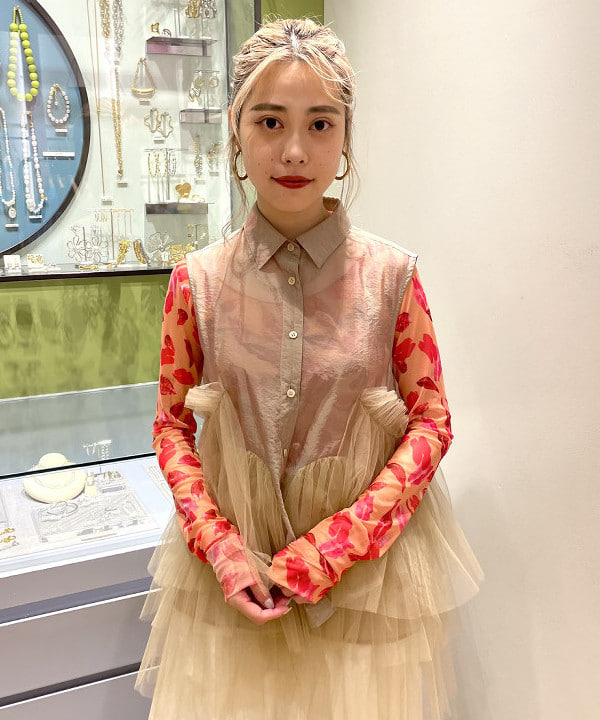 おミツさんの「BEAMS WOMEN｜Ray BEAMS / メッシュ ヒール サンダル」を使ったコーディネート