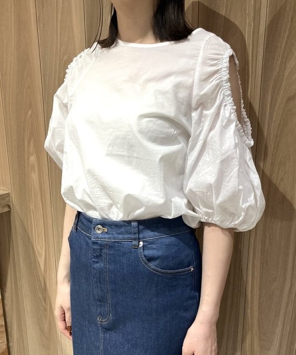 西村 章代さんの「BEAMS WOMEN｜GRILLO / ペーパー クロシェハット」を使ったコーディネート