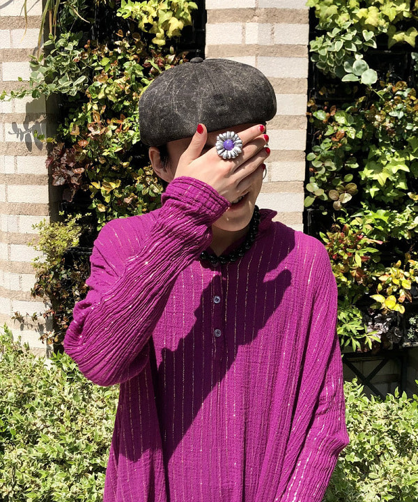 はるひむさんの「BEAMS WOMEN｜Otro Accesorio / フラワー リング」を使ったコーディネート