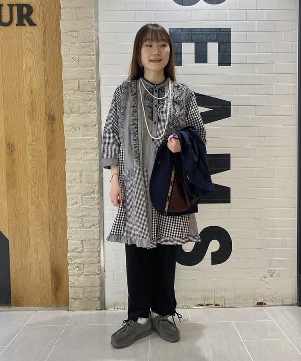 木村 海侑さんの「BEAMS WOMEN｜BEAMS BOY / ポリエステル ウール 3ボタン ブレザー」を使ったコーディネート