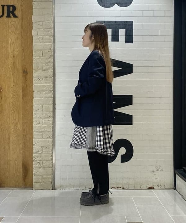 木村 海侑さんの「BEAMS WOMEN｜BEAMS BOY / ポリエステル ウール 3ボタン ブレザー」を使ったコーディネート