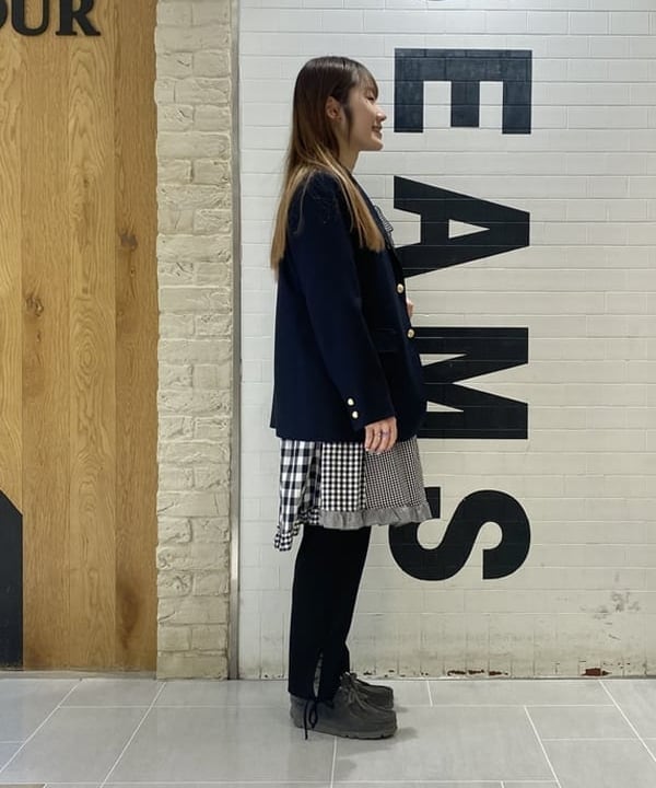 木村 海侑さんの「BEAMS WOMEN｜BEAMS BOY / ポリエステル ウール 3ボタン ブレザー」を使ったコーディネート