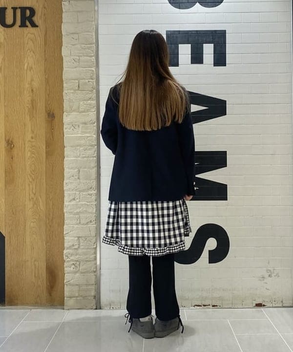 木村 海侑さんの「BEAMS WOMEN｜BEAMS BOY / ポリエステル ウール 3ボタン ブレザー」を使ったコーディネート