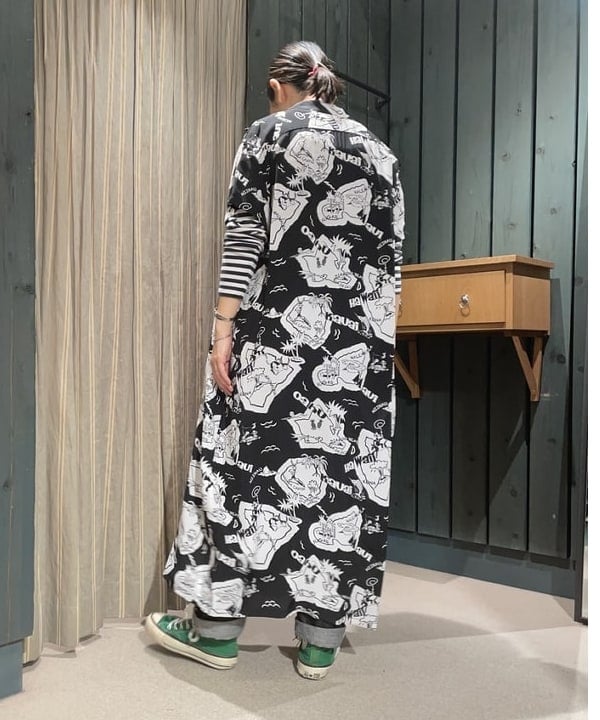 つぼさんの「BEAMS WOMEN｜BEAMS BOY / フライス 1cm ボーダー」を使ったコーディネート