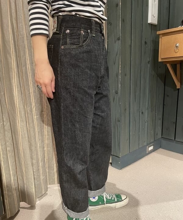 つぼさんの「BEAMS WOMEN｜BEAMS BOY / フライス 1cm ボーダー」を使ったコーディネート