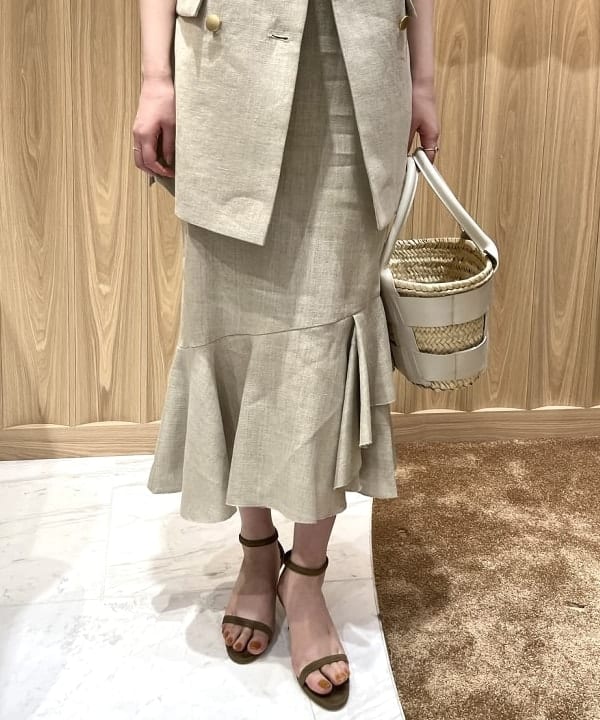 山田 千遥さんの「BEAMS WOMEN｜ヘルシー ニットキャミソール .M」を使ったコーディネート
