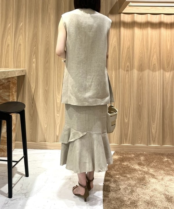 山田 千遥さんの「BEAMS WOMEN｜ヘルシー ニットキャミソール .M」を使ったコーディネート
