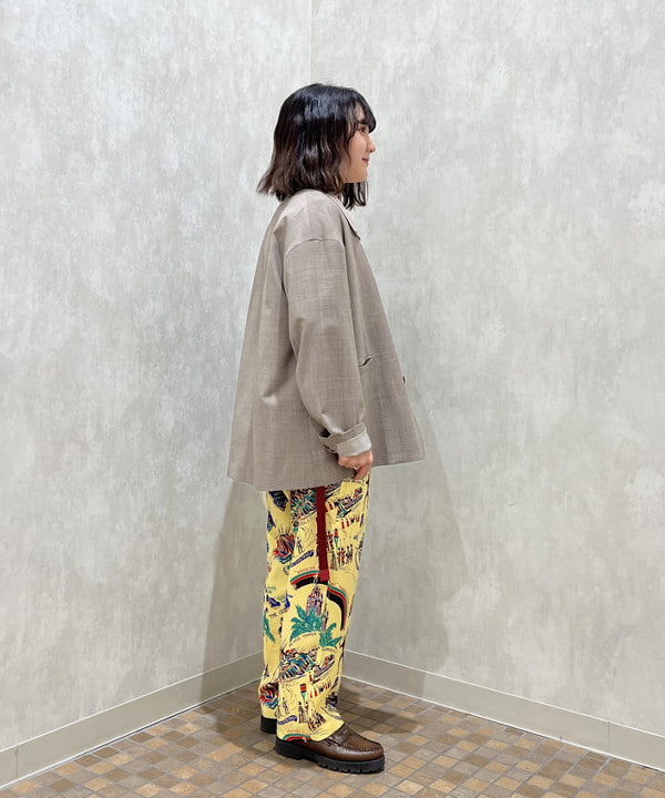 るーたまさんの「BEAMS WOMEN｜maturely / Vintage Satin Open Collar Shirt」を使ったコーディネート