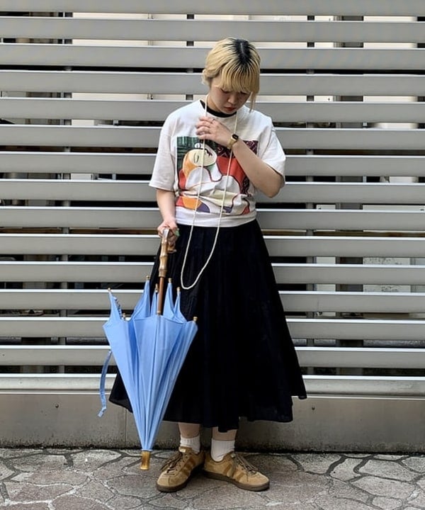 ナツハさんの「BEAMS WOMEN｜Dicesare Designs / Kabocha傘」を使ったコーディネート