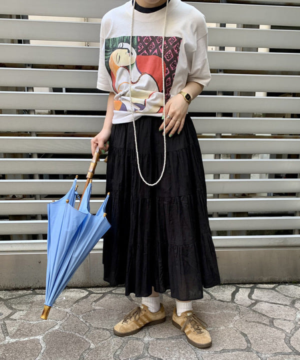 ナツハさんの「BEAMS WOMEN｜Dicesare Designs / Kabocha傘」を使ったコーディネート