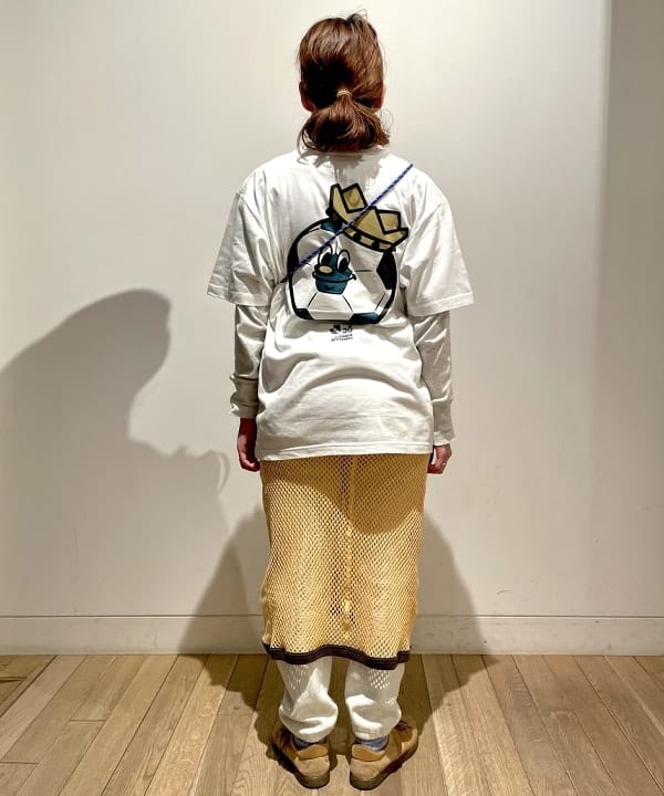 みかみさんの「BEAMS WOMEN｜BEAMS BOY / メッシュ スカート」を使ったコーディネート