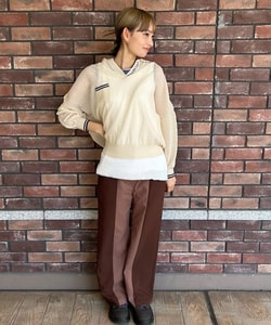 BEAMS BOY（ビームス ボーイ）maturely / Sheer Knit Polo Shirt 