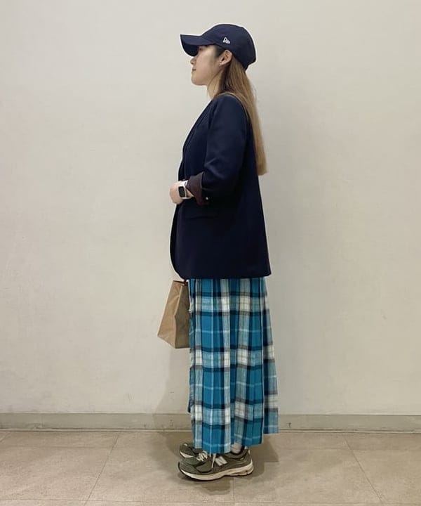 木村 海侑さんの「BEAMS WOMEN｜BEAMS BOY / ポリエステル ウール 3ボタン ブレザー」を使ったコーディネート