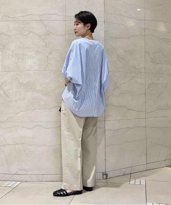 SANOさんの「BEAMS WOMEN｜GIANNI CHIARINI / ALIFA レザーショルダーバッグ S」を使ったコーディネート