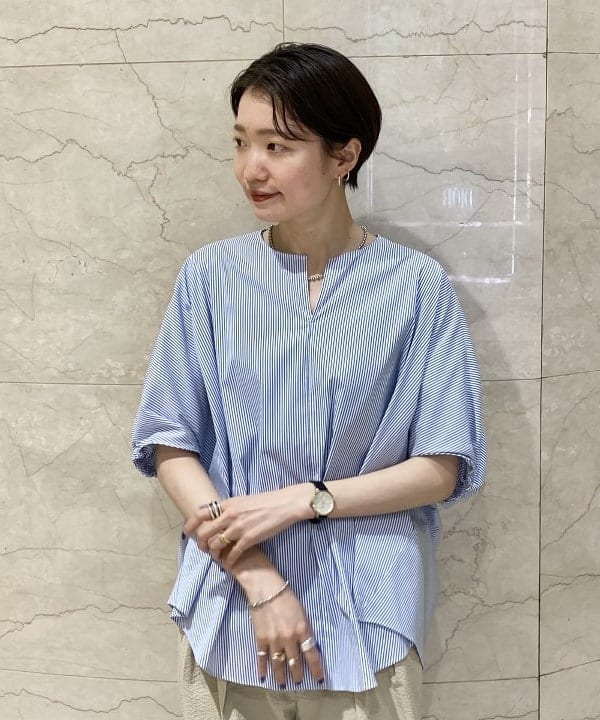 SANOさんの「BEAMS WOMEN｜GIANNI CHIARINI / ALIFA レザーショルダーバッグ S」を使ったコーディネート