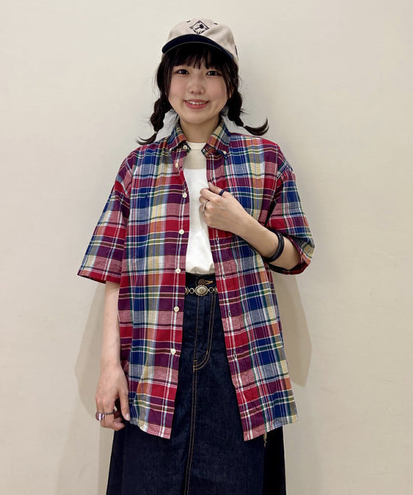 小原 もこさんの「BEAMS WOMEN｜BEAMS BOY / デニム 5ポケット マキシスカート」を使ったコーディネート