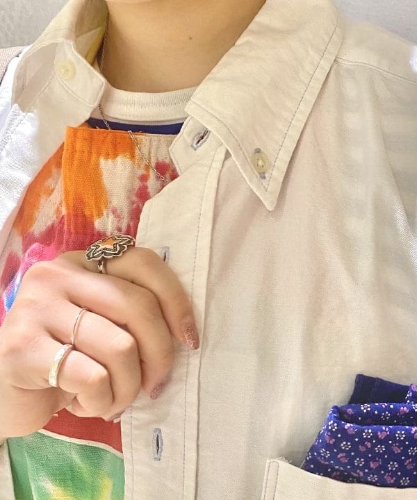吉野 多恵さんの「BEAMS WOMEN｜デニム 5ポケット マキシスカート」を使ったコーディネート